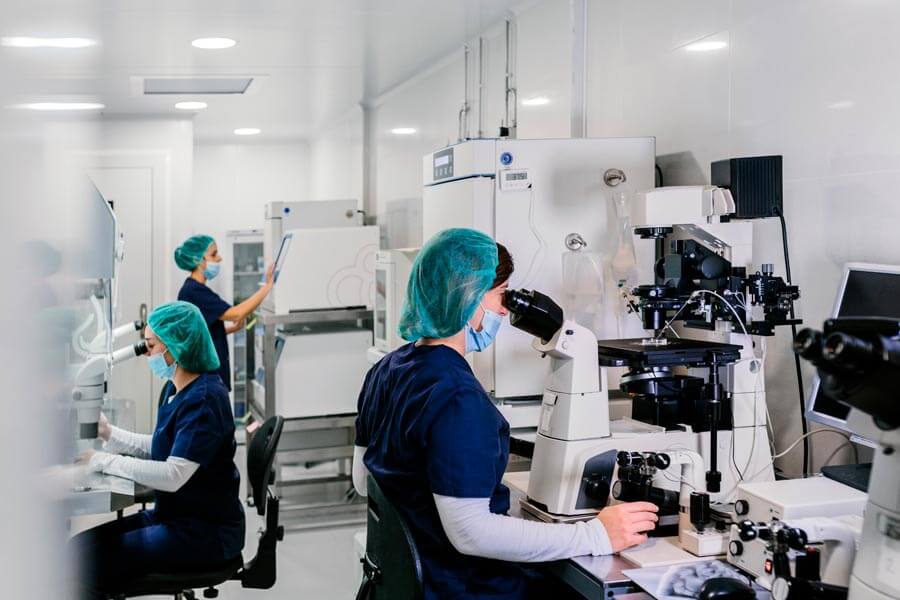 Laboratorio de IVF-Life Madrid