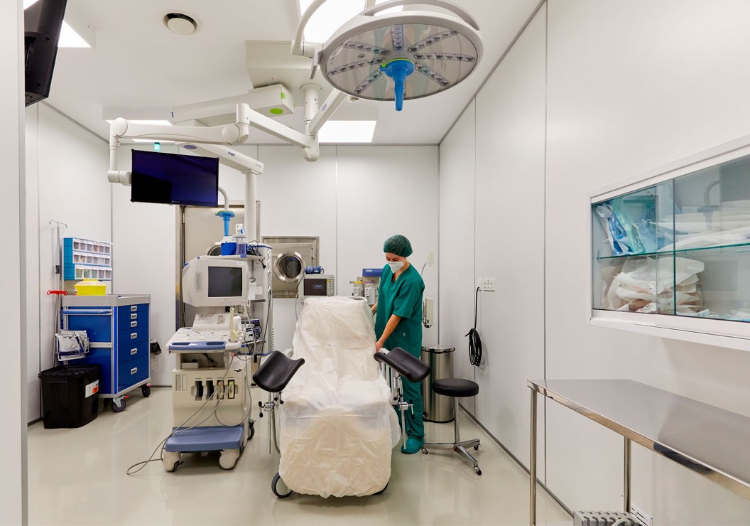 Quirófano del Instituto Vasco de Fertilidad IVF-Life Donostia