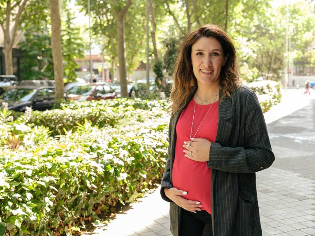 Laura presso la struttura IVF-Life Madrid
