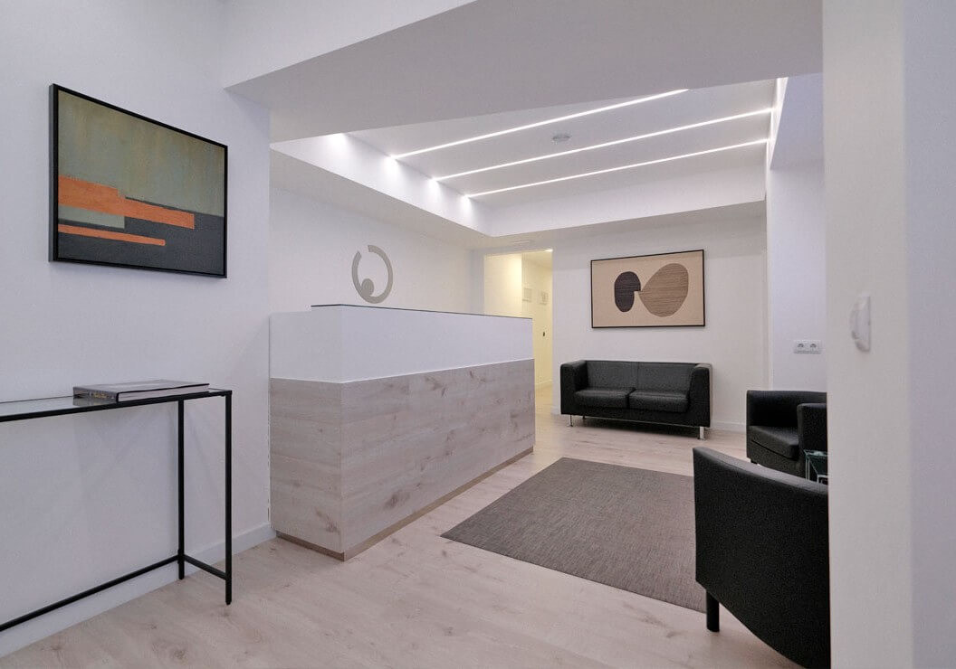 Sala de espera de la clínica de reproducción asistida IVF-Life